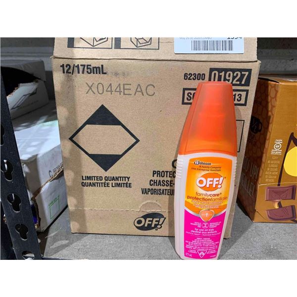 SCJohnson OFF! Family Care Spray Insect Repellent 12x 175ml