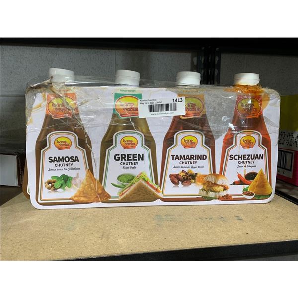 Variety Pack Of Chutney 4 Flavors