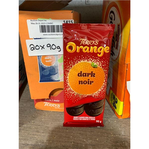 Terry's Orange Flavoured Dark Chocolate 20 x 90g