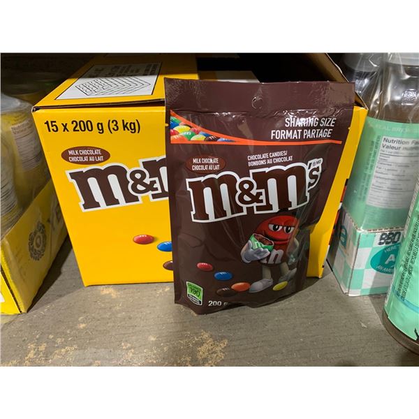 M7M Milk Chocolate Sharing Size 15 x 200g