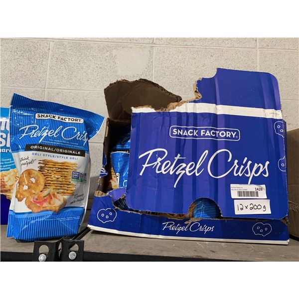 Snack Factory Pretzel Crisps Original Deli Style 12 x 200g