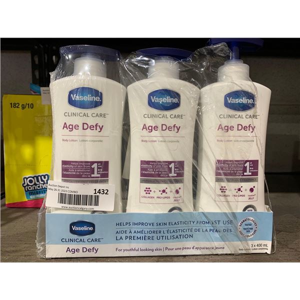 Vaseline Clinical Care Age Defy Body Lotion 3 x 400ml