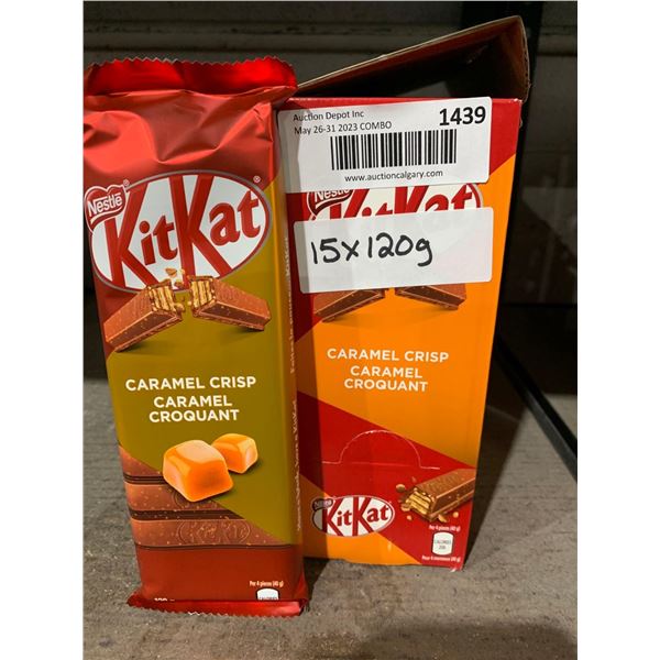 Nestle KitKat Caramel Crisp Chocolate Bar 15 x 120g