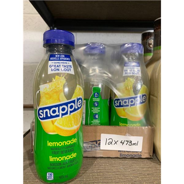 Snapple Lemonade Fruit Beverage 12 x 473ml