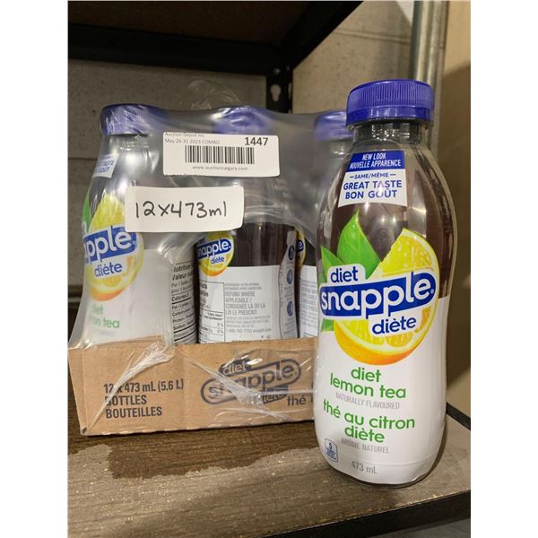 Snapple Diet Lemon Tea Naturally Flavored 12 x 473ml