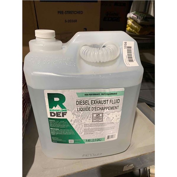 Ridgeline DEF High Performance Diesel Exhaust Fluid 9.46L