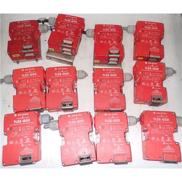 Lot of (12) Allen Bradley #TLS2-GD2 Guardmaster Switches