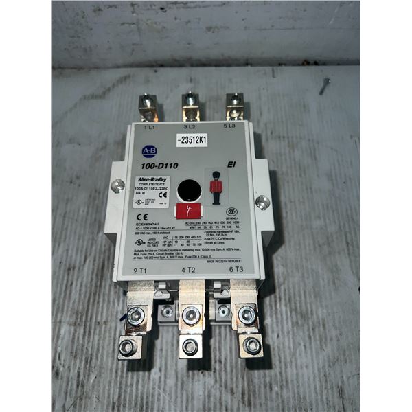 Allen-Bradley #100S-D110EZJ22BC