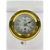 Image 1 : Vintage Brass Marine Bulkhead Clock. S.G Browning Canada Ltd