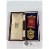 Image 1 : Vintage 9kt Gold Loyal Marine Lodge 2132 Medal 11 grams