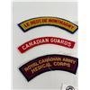 Image 2 : Nice Lot of Vintage Canadian Military Cloth Patches