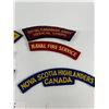 Image 4 : Nice Lot of Vintage Canadian Military Cloth Patches