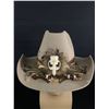 Image 2 : Size 7 and 1/8th Custom Made Charlie Horse Cowboy Hat, Great Detail- With Paperwork