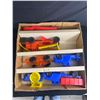 Image 2 : Vintage Road Building Set in Original Box, 25.5 x 25.5 x 7 Inches