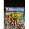 Image 2 : Graded Conan the Barbarian Comic Book 5.5 in Museum Case