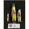 Image 1 : Lot of 3 Vintage RCMP Commemorative Pocket Knives