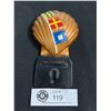 Image 1 : 1940s Shell Motor Oil License Plate Topper