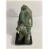 Image 2 : Signed Inuit Sculpture Seal Hunter 11"x 7"