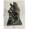Image 1 : Large Signed Inuit Sculpture Bear Hunter 14" Tall Very Nice Piece