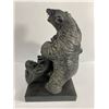 Image 2 : Large Signed Inuit Sculpture Bear Hunter 14" Tall Very Nice Piece