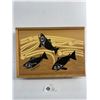 Image 1 : Signed First Nations Cedar Box Richard Krentz 12" Long
