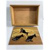Image 2 : Signed First Nations Cedar Box Richard Krentz 12" Long