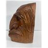 Image 2 : Very Good (Large) Red Cedat First Nations Carved Head By Howard Williams 1967  9" Tall