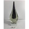 Image 1 : Scandanavian Glass Sculpture 1960's-70's 14" Tall