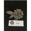 Image 1 : Beautiful Rose Rhinestone Vintage Brooch No Stones Missing, Good Condition