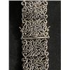 Image 2 : Beautiful Wide 925 Sterling Silver Ornate Bracelet