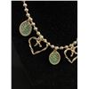 Image 2 : Vintage Solid Sterling Silver Toggle Clasp Necklace w/7 Pendants. Very Unusual. Tested