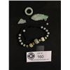 Image 1 : Vintage Hand Carved Chinese Jade Pendants & Bracelet
