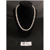Image 1 : Vintage Sterling Silver Large Heavy Bead Necklace. Very Solid