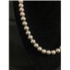 Image 2 : Vintage Sterling Silver Large Heavy Bead Necklace. Very Solid