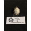 Image 1 : Antique High Relief Genuine Shell Cameo, Rose, 800 Silver. Brooch & Pendant
