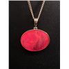 Image 2 : Vintage Sterling Silver Pendant, Hinged w/Long Test Silver Chain