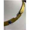 Image 2 : Vintage Designor, Morita, Gil. Bronze Collar w/Lapiz Lazuli