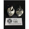 Image 1 : Large 925 Mexico Sterling Silver Earrings. TE-24 Marked Mexico 925