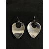 Image 2 : Large 925 Mexico Sterling Silver Earrings. TE-24 Marked Mexico 925
