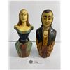 Image 1 : Pair Of Small Hand carved Maidenhead Ship Figurines. Nice Details