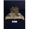 Image 1 : Fabulous French Brass Art Noveau Ink & Blotter Rack Stand. 11" Long