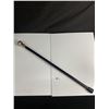 Image 1 : Black Wood Cane w/Heavy Detailed Silver Top