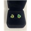 Image 2 : Pair Of BC Jade Vintage Earrings