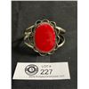 Image 1 : Hand Crafted Native American Sterling Silver Large Cuff Bangle Tested