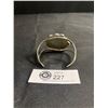 Image 2 : Hand Crafted Native American Sterling Silver Large Cuff Bangle Tested