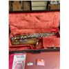 Image 2 : Nicely Engraved Vintage Saxaphone in Case