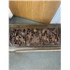 Image 2 : Vintage Chinese Coffee Table Beautifully Carved Very Nice Detail Missing Glass Top 39 x 16 x16" NO S