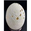 Image 2 : Very Nicely Carved Tigers Ostrich Egg Signed