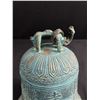 Image 2 : Fabulous Detailed Large Asian Brass Bell 8" Tall
