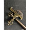 Image 2 : Nice Steel & Brass Axe. Nice Details